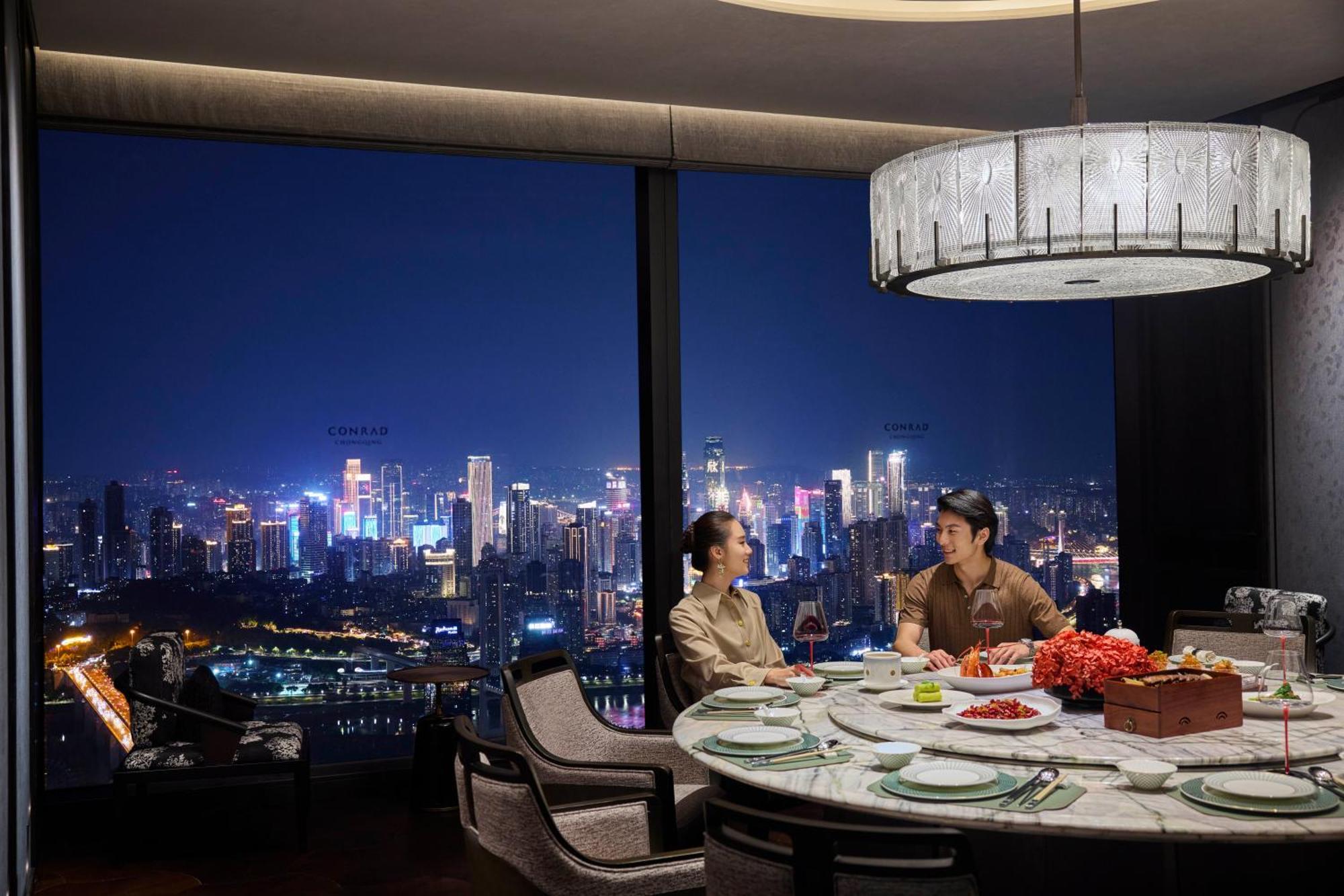 Conrad Chongqing - Indulge In The Magical 8D City Landscape Exterior foto